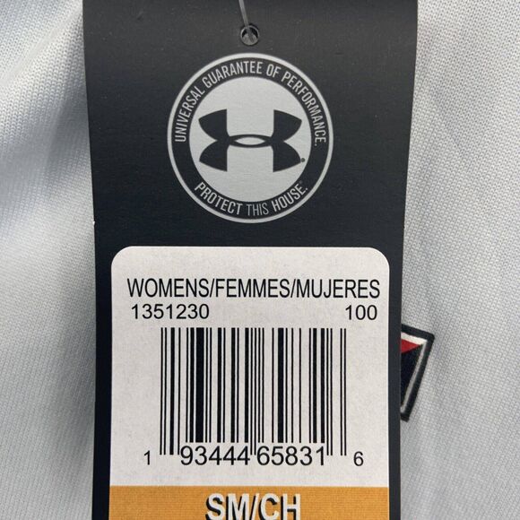 Under Armour Gray Quarter Zip Long Sleeve Embroidered Texas Tech Logo Pullover S - Picture 6 of 8